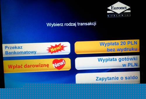 Euronet 20 zł kadr