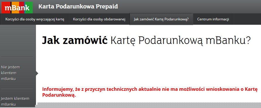 mbank pre paid out