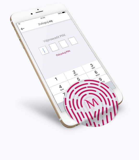 logowanie odciskiem palca