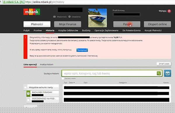scrn serwis mbank bezpieczenstwo
