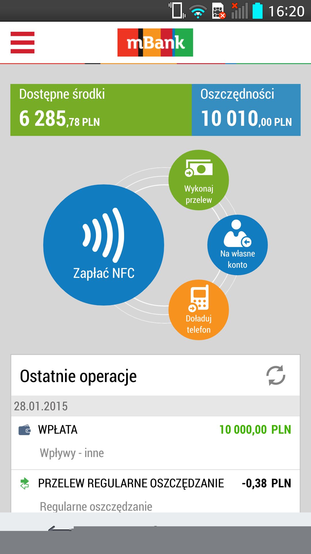 mbank NFC