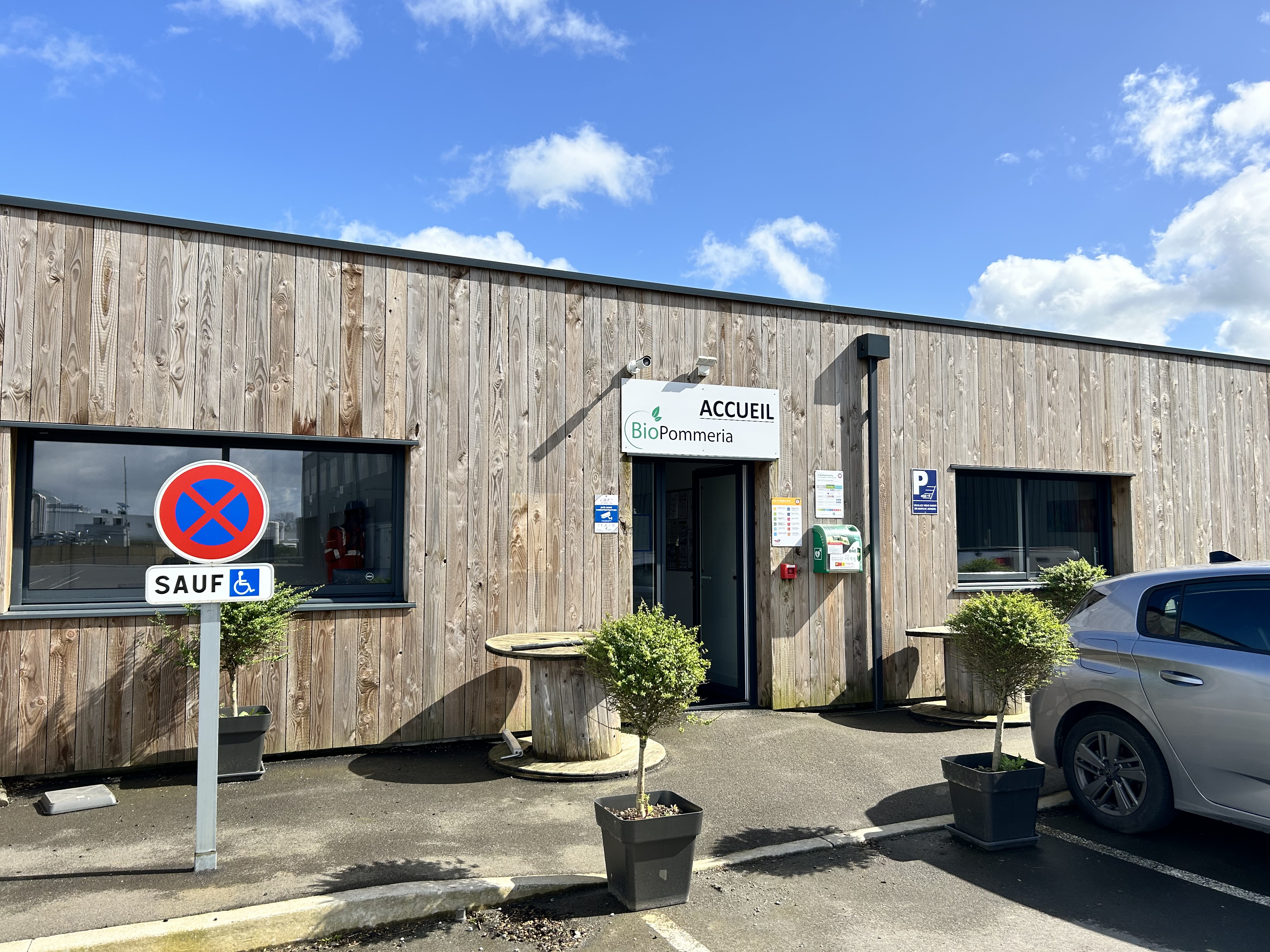 Biuro biometanowni - La Pommeraie sur Sèvre (Total Energies)